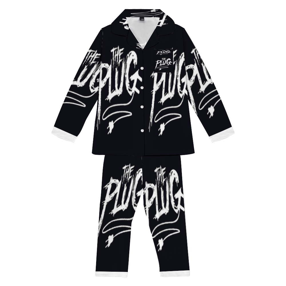 Custom Unisex  All Over Print Long Sleeve Pajamas Set of Shirt & Pants for Adults Sleeper Set Lounge Clothing