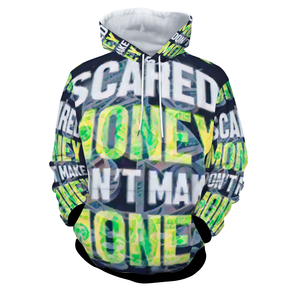 Customizable Unisex All Over Print Plush Hoodies with Pockets