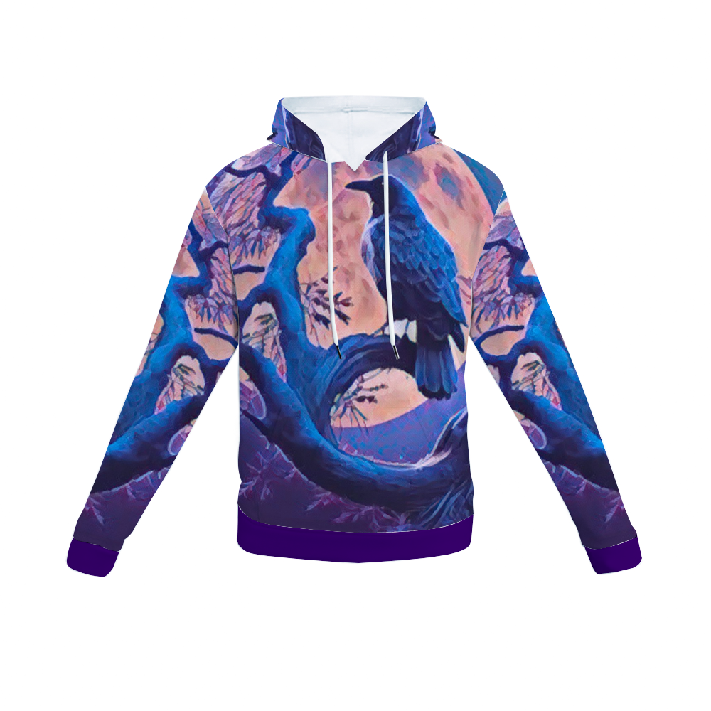 Customizable Unisex All Over Print Plush Hoodies with Pockets