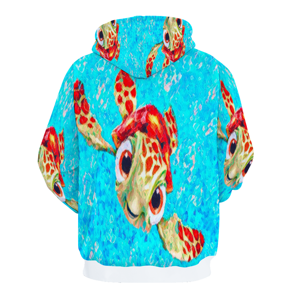 Customizable Unisex All Over Print Plush Hoodies with Pockets