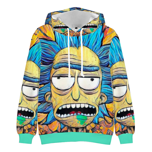 Custom Unisex Hoodies Novelty Pullover Sweatshirts  without Pockets