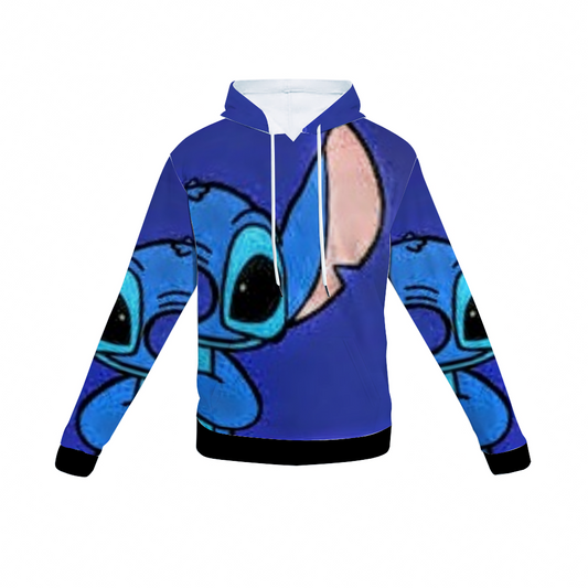 Customizable Unisex All Over Print Plush Hoodies with Pockets