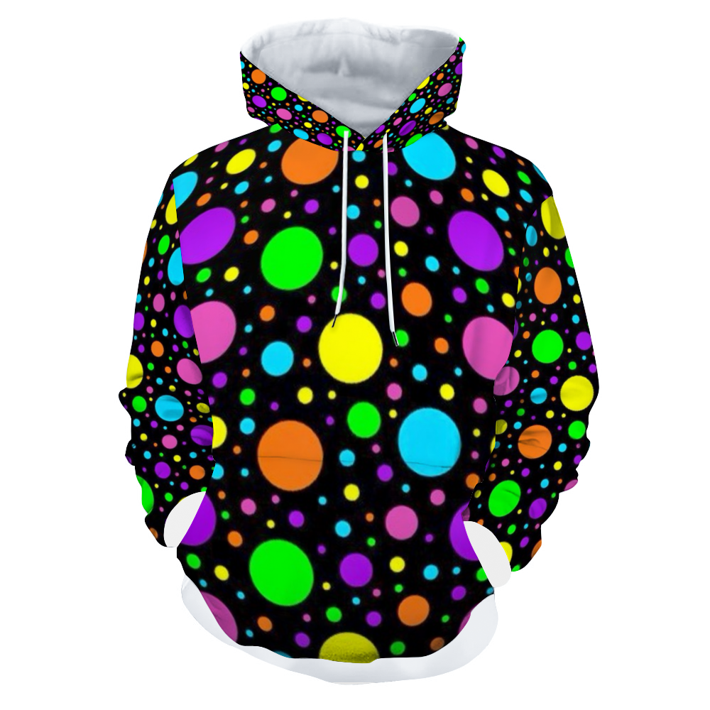 Customizable Unisex All Over Print Plush Hoodies with Pockets