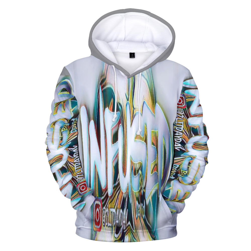 Custom Hoodies Unisex All Over Print Plush Hoodies with Pockets