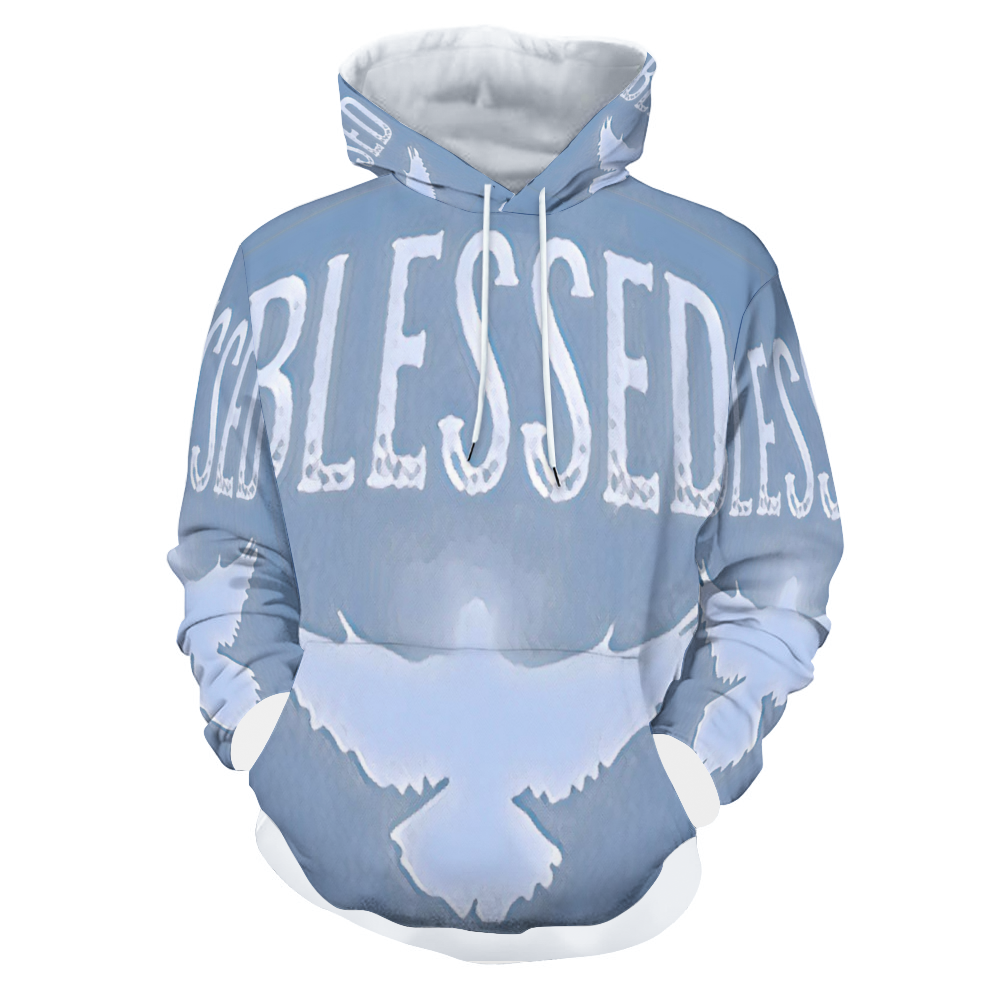 Customizable Unisex All Over Print Plush Hoodies with Pockets