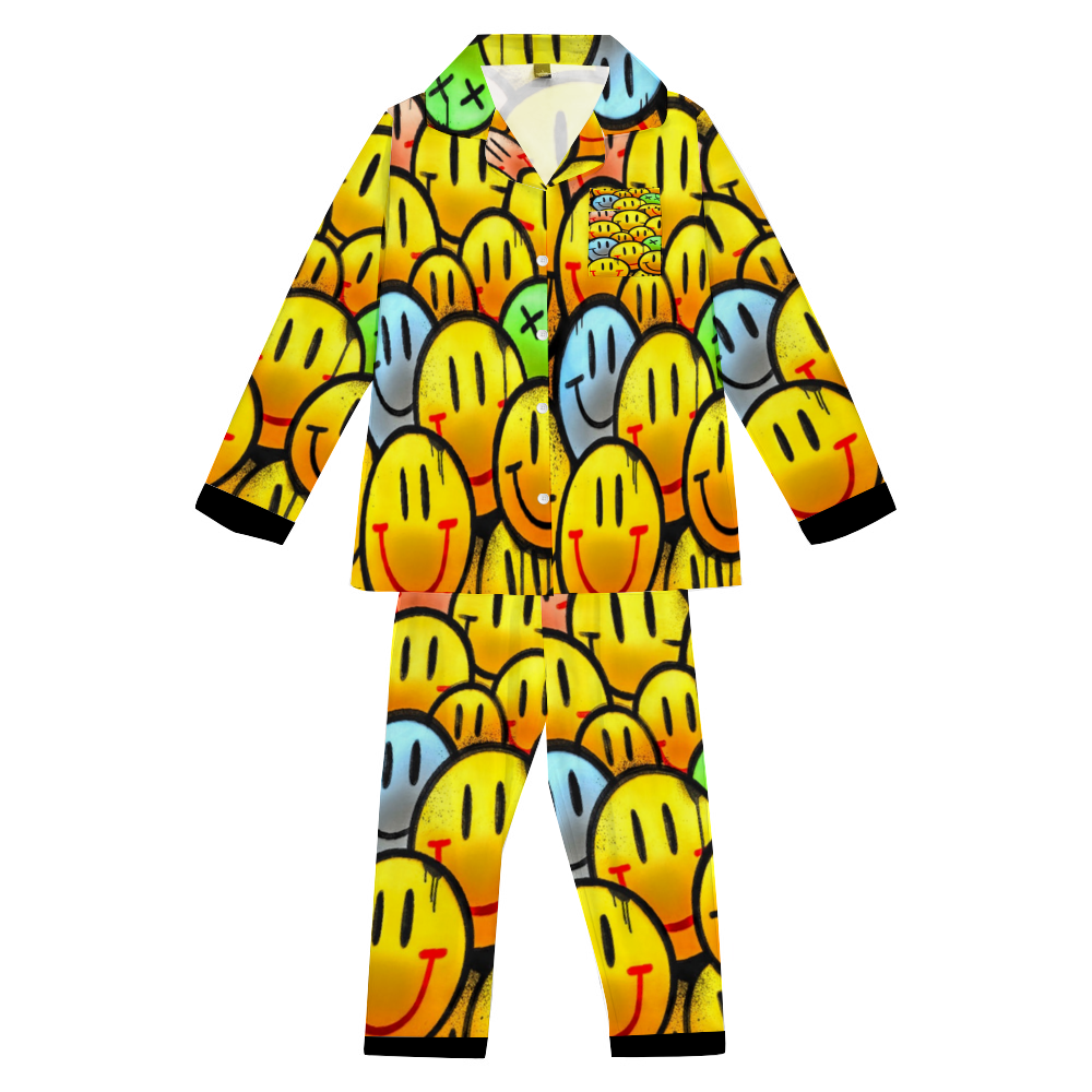 Custom Unisex  All Over Print Long Sleeve Pajamas Set of Shirt & Pants for Adults Sleeper Set Lounge Clothing