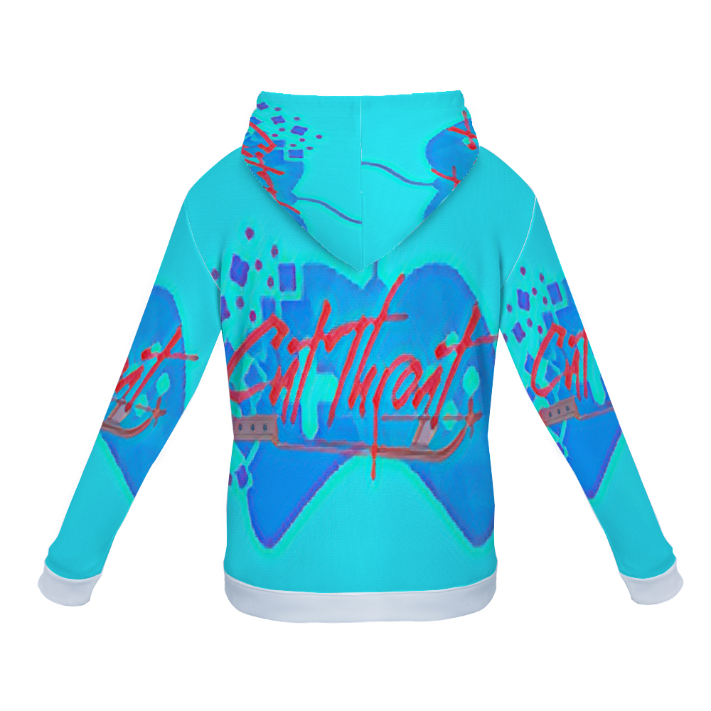 Customizable Unisex All Over Print Plush Hoodies with Pockets