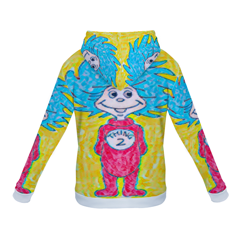 Customizable Unisex All Over Print Plush Hoodies with Pockets