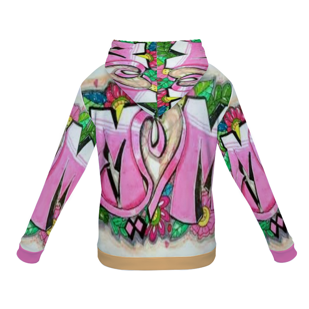 Customizable Unisex All Over Print Plush Hoodies with Pockets