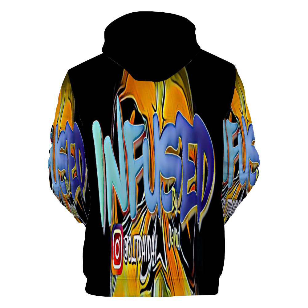 Custom Hoodies Unisex All Over Print Plush Hoodies with Pockets