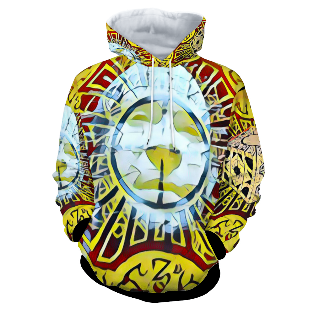 Customizable Unisex All Over Print Plush Hoodies with Pockets