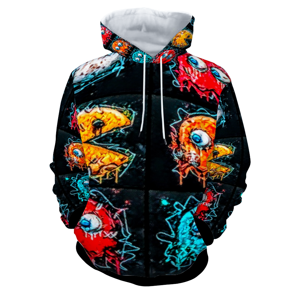 Customizable Unisex All Over Print Plush Hoodies with Pockets