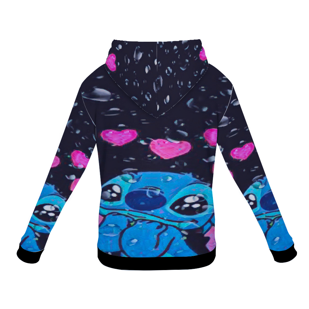 Customizable Unisex All Over Print Plush Hoodies with Pockets