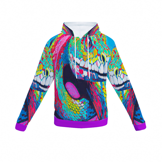 Customizable Unisex All Over Print Plush Hoodies with Pockets