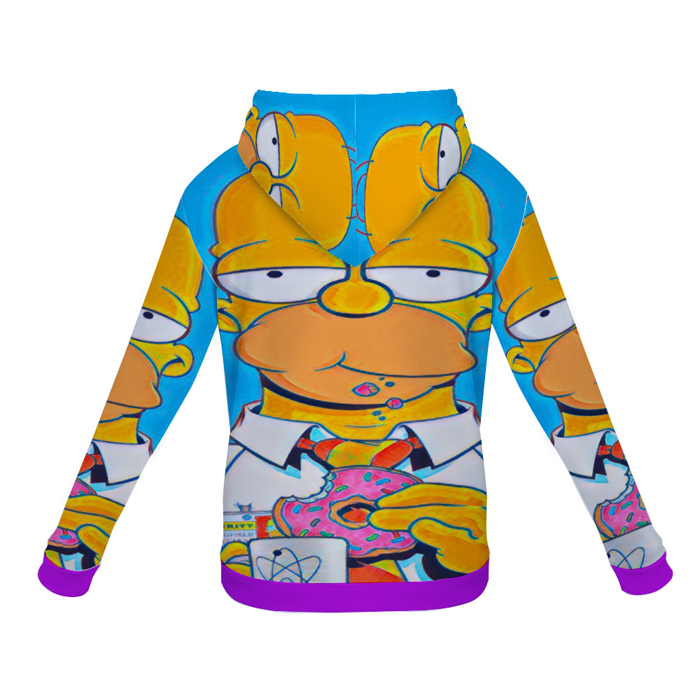 Customizable Unisex All Over Print Plush Hoodies with Pockets