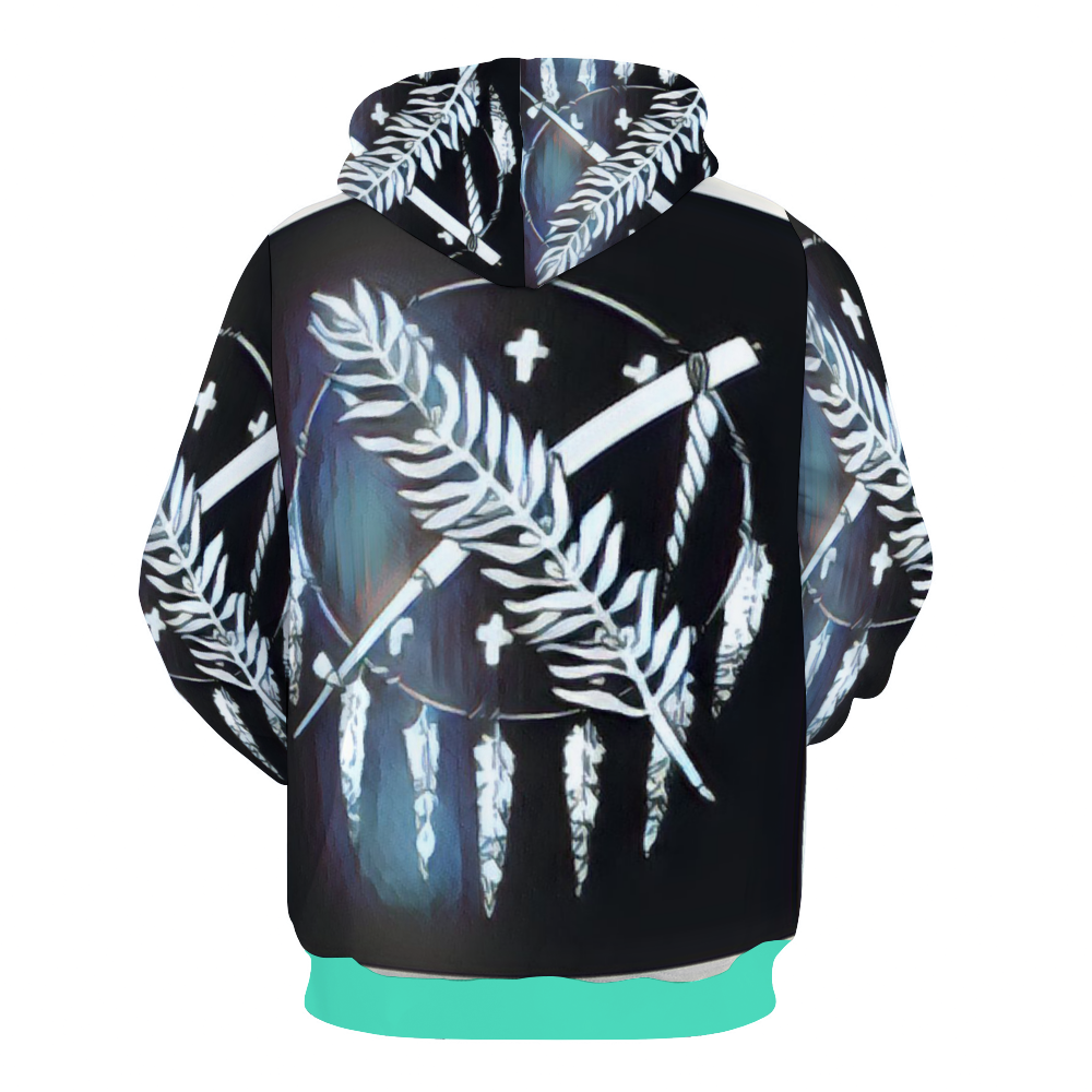 Customizable Unisex All Over Print Plush Hoodies with Pockets