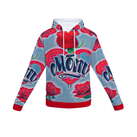 Customizable Unisex All Over Print Plush Hoodies with Pockets