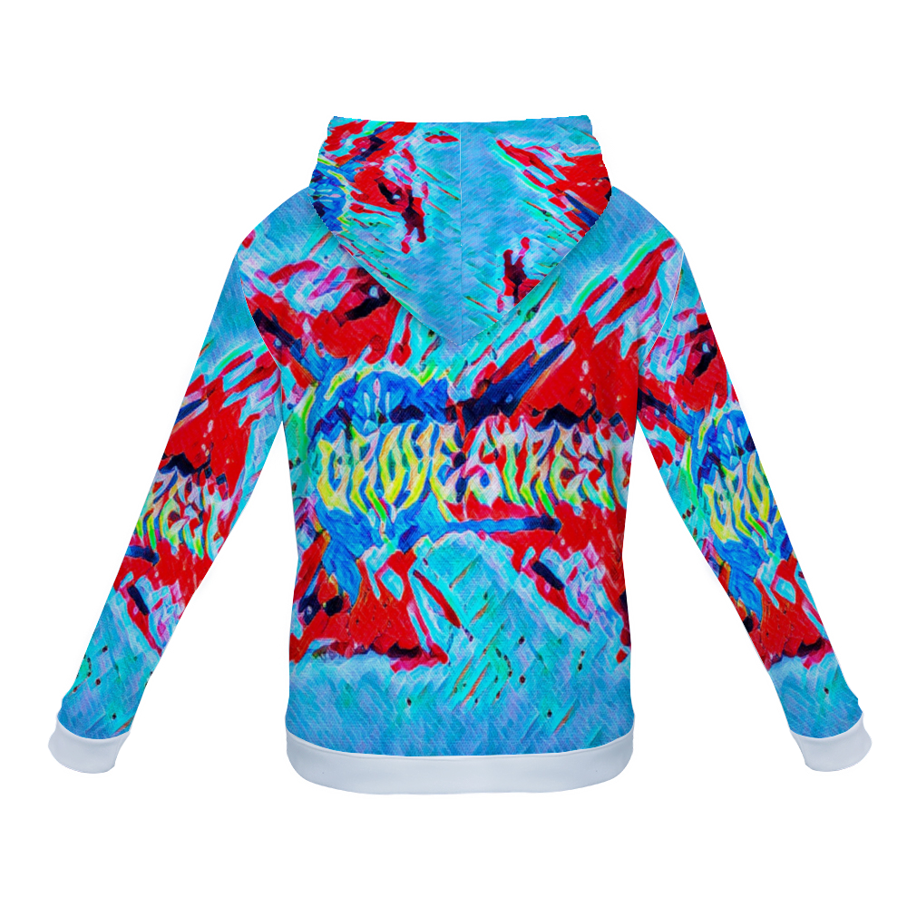 Customizable Unisex All Over Print Plush Hoodies with Pockets