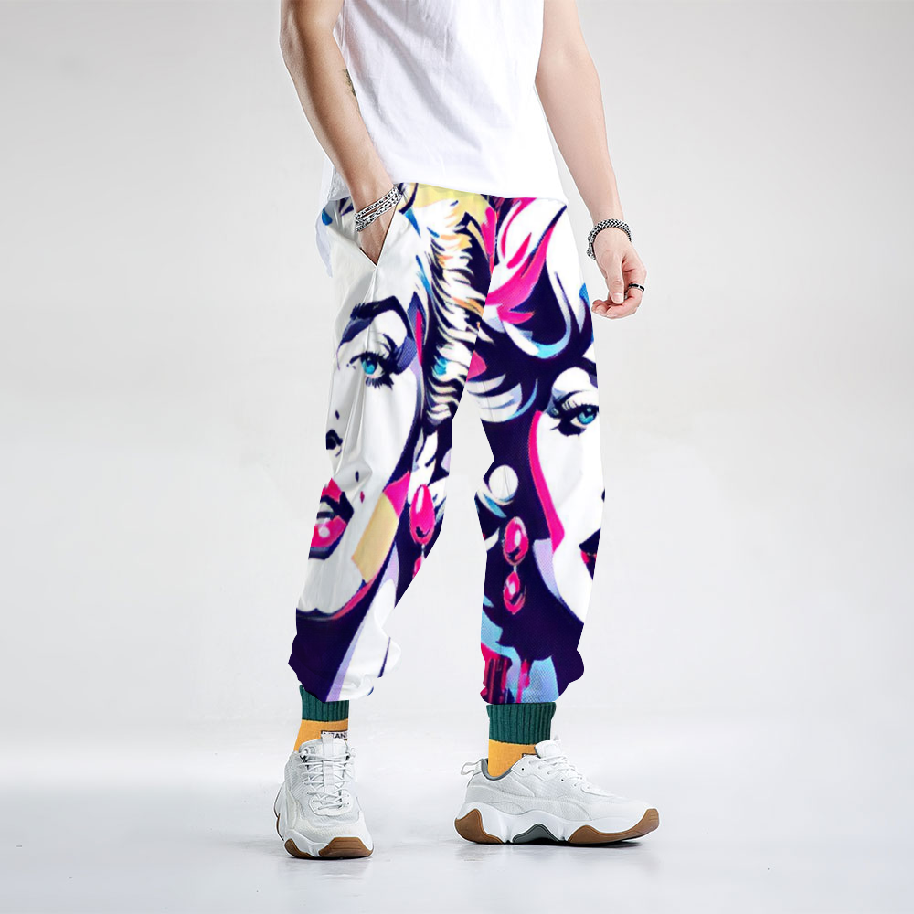 Custom Unisex All Over Print Long Casual Baggy Jogger Pants