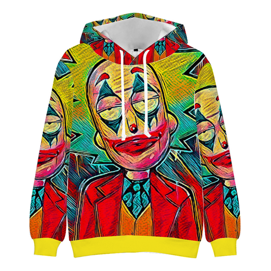 Custom Unisex Hoodies Novelty Pullover Sweatshirts  without Pockets