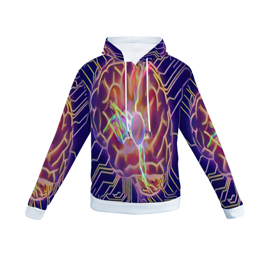 Customizable Unisex All Over Print Plush Hoodies with Pockets