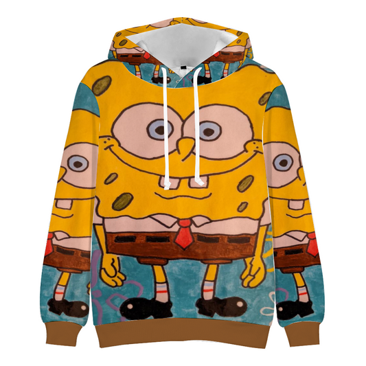 Custom Unisex Hoodies Novelty Pullover Sweatshirts  without Pockets