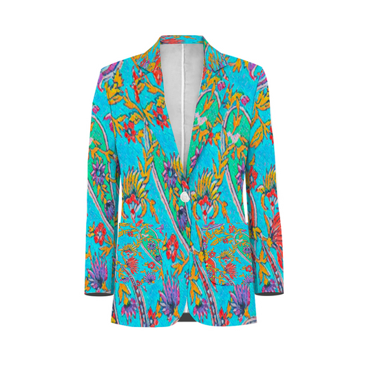 All Over Print Men Casual Suit Blazer with Pockets Coat Fashion