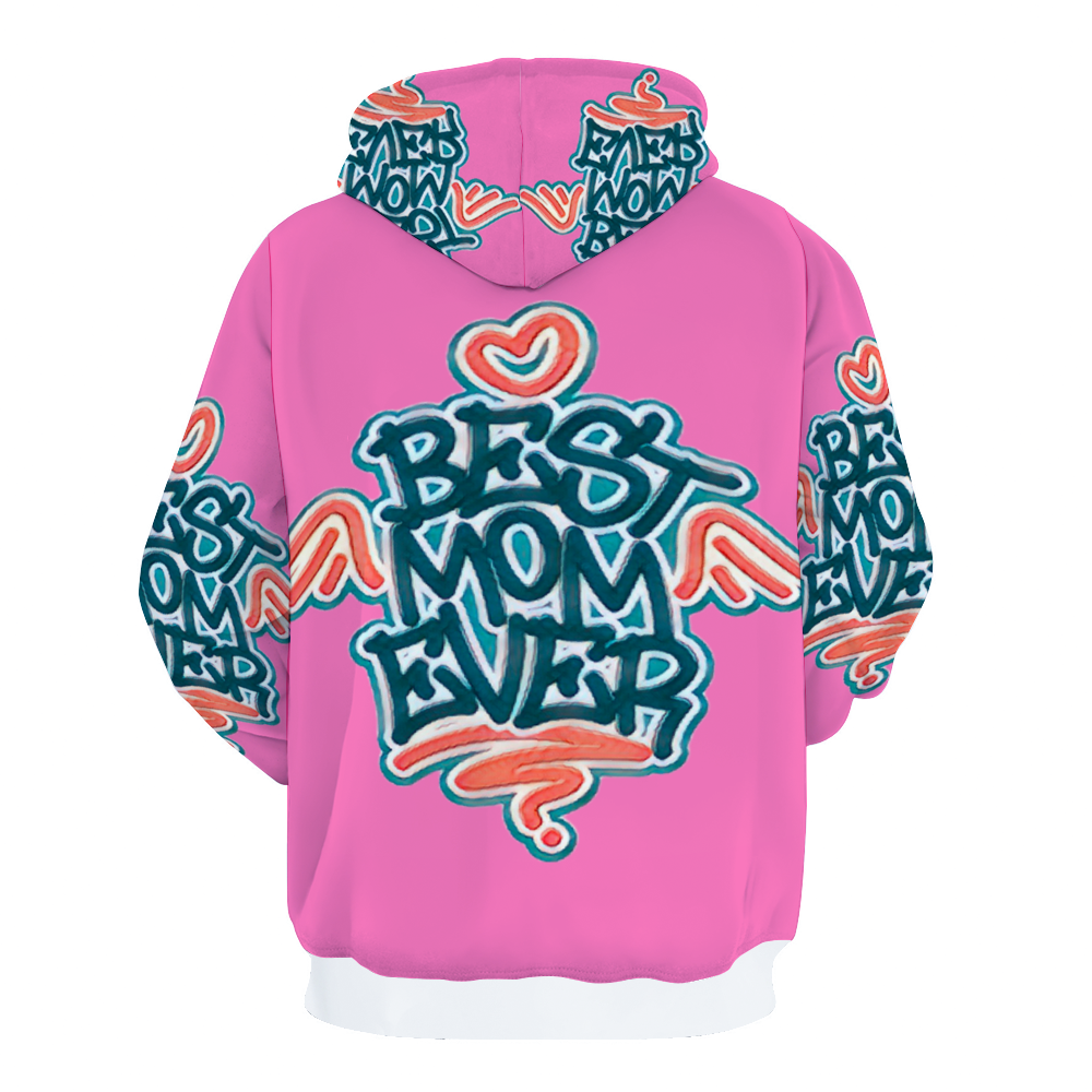 Customizable Unisex All Over Print Plush Hoodies with Pockets