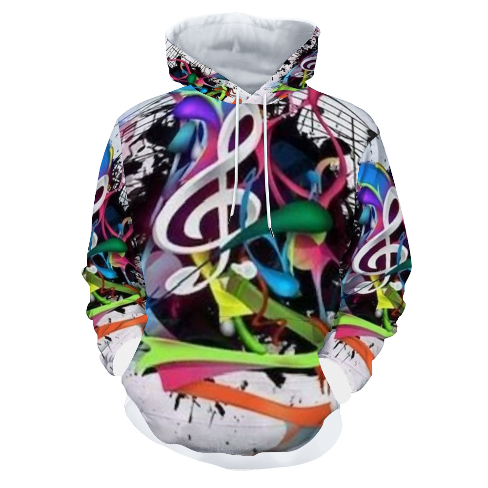 Customizable Unisex All Over Print Plush Hoodies with Pockets