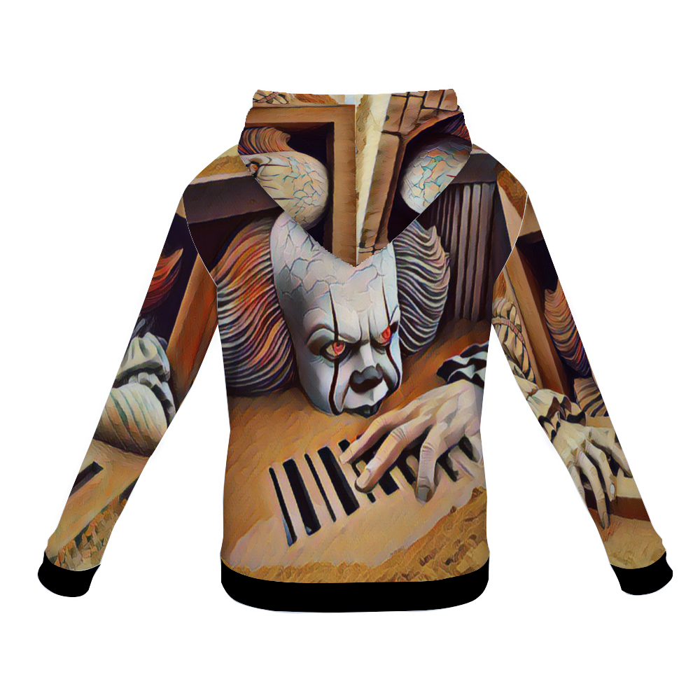 Customizable Unisex All Over Print Plush Hoodies with Pockets