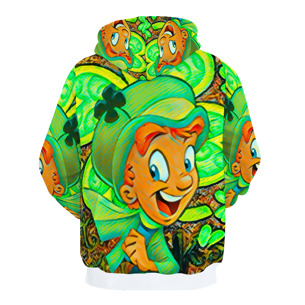 Customizable Unisex All Over Print Plush Hoodies with Pockets