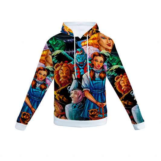 Customizable Unisex All Over Print Plush Hoodies with Pockets