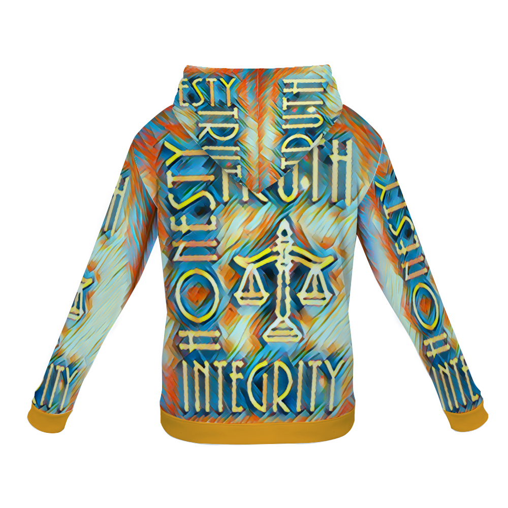 Customizable Unisex All Over Print Plush Hoodies with Pockets