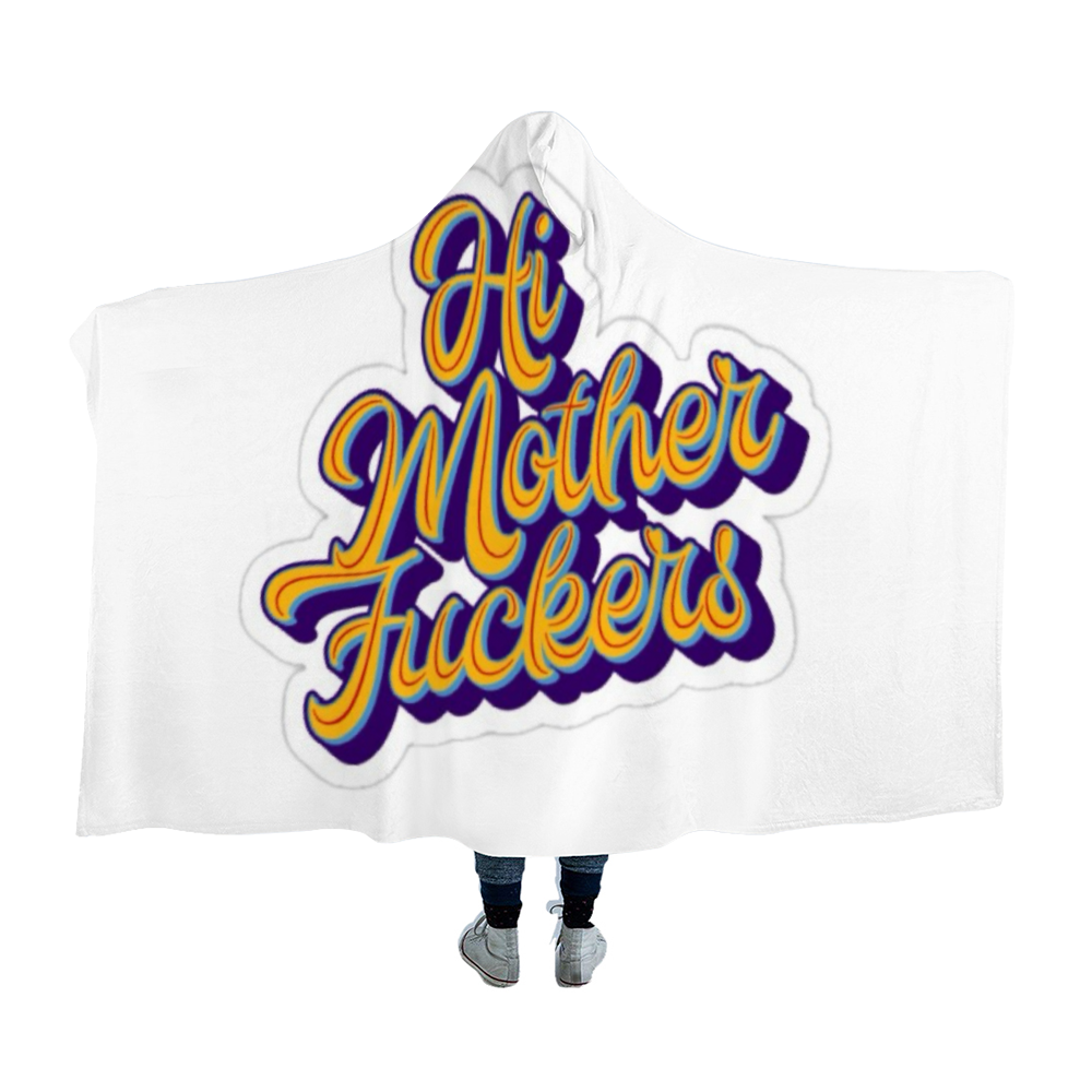 Custom Fleece Hooded Blankets Oversized Hooded blankets for adults