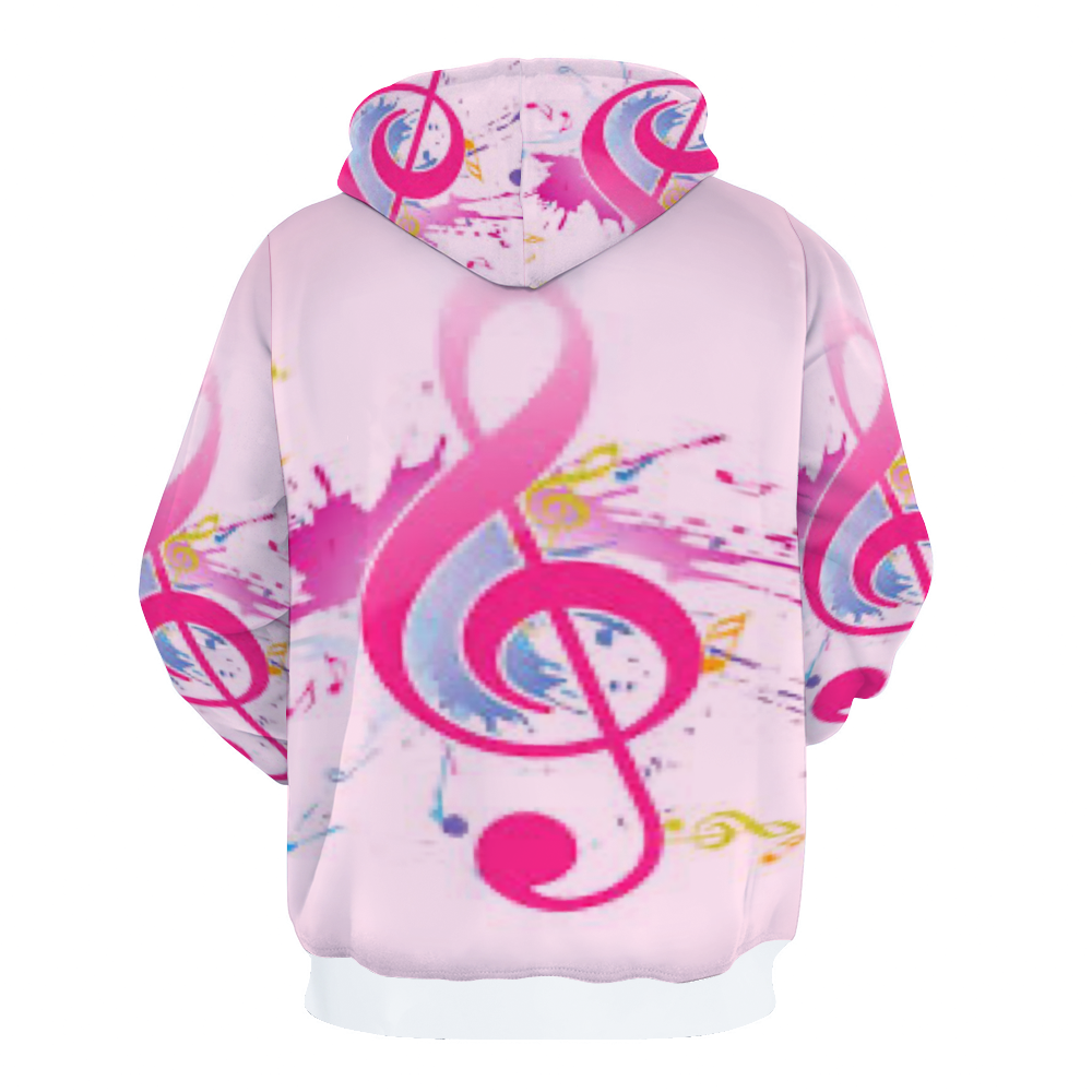 Customizable Unisex All Over Print Plush Hoodies with Pockets