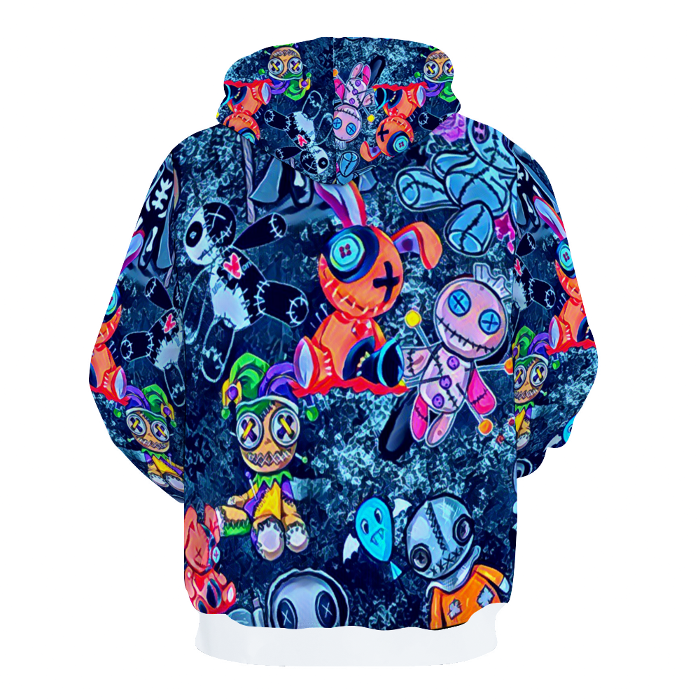 Customizable Unisex All Over Print Plush Hoodies with Pockets