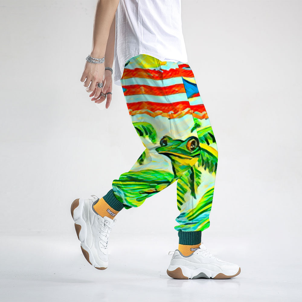 Custom Unisex All Over Print Long Casual Baggy Jogger Pants