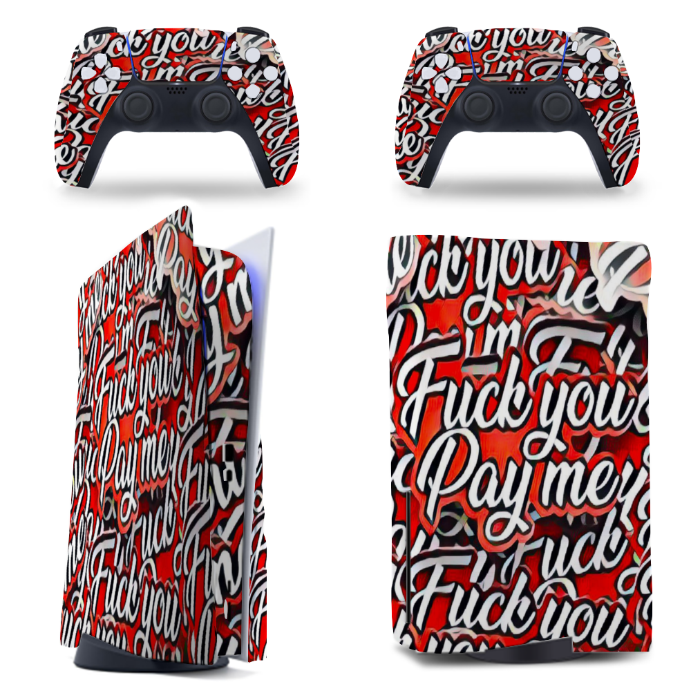 Custom  Sticker for PS5 Controller PS5 Console Sticker  Digital Version and Disc Version