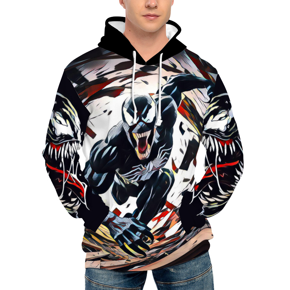 Custom Hoodies Unisex All Over Print Plush Hoodies with Pockets