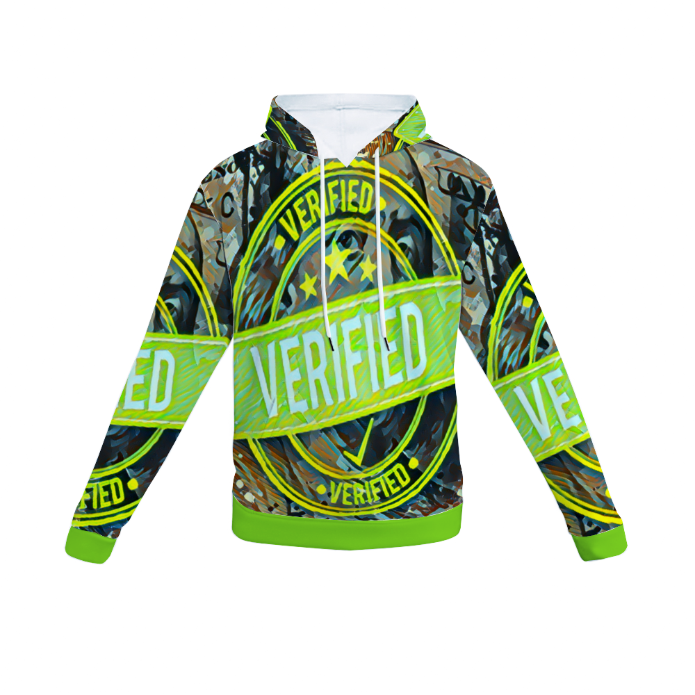 Customizable Unisex All Over Print Plush Hoodies with Pockets