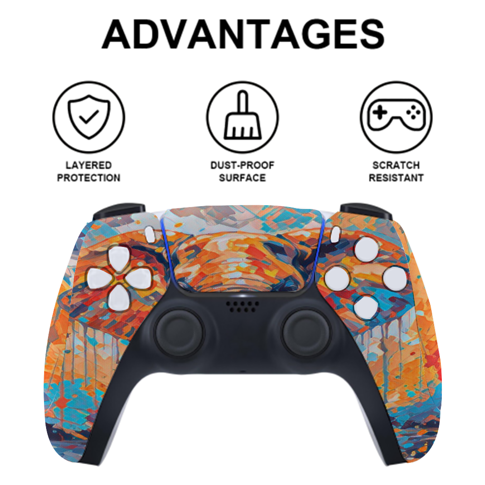 Custom  Sticker for PS5 Controller PS5 Console Sticker  Digital Version and Disc Version