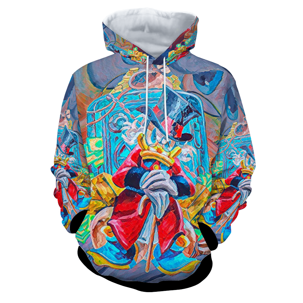 Customizable Unisex All Over Print Plush Hoodies with Pockets