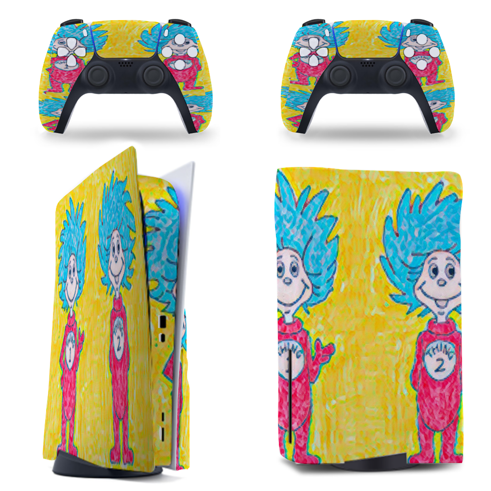 Custom  Sticker for PS5 Controller PS5 Console Sticker  Digital Version and Disc Version