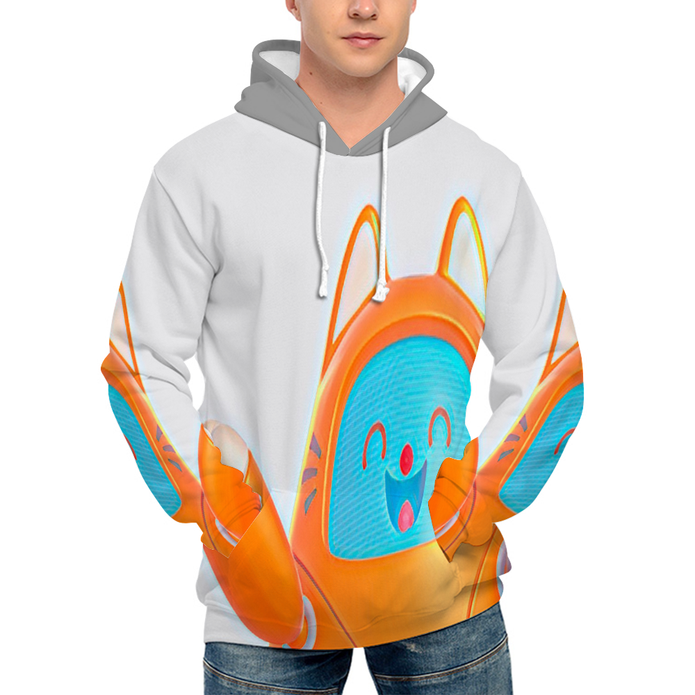 Custom Hoodies Unisex All Over Print Plush Hoodies with Pockets