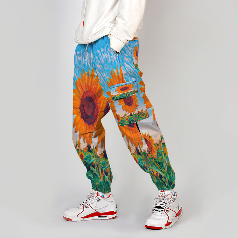 Custom Unisex All Over Print Long Casual Baggy Jogger Pants