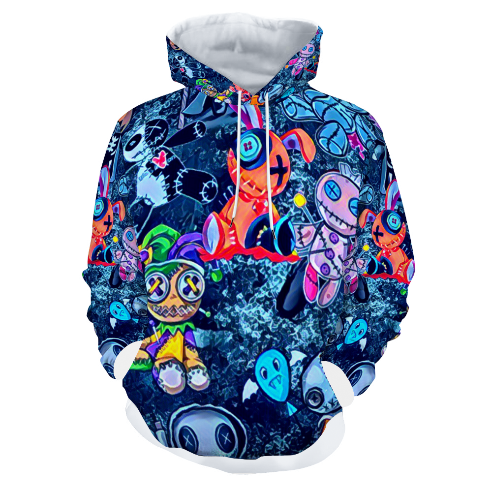 Customizable Unisex All Over Print Plush Hoodies with Pockets