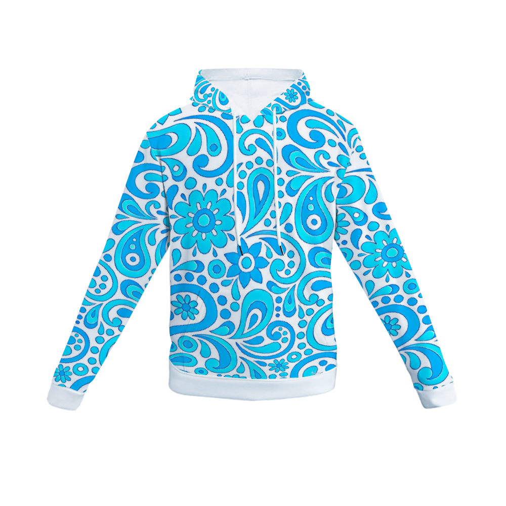 Customizable Unisex All Over Print Plush Hoodies with Pockets