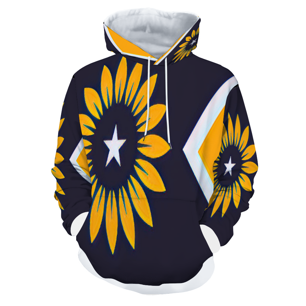 Customizable Unisex All Over Print Plush Hoodies with Pockets