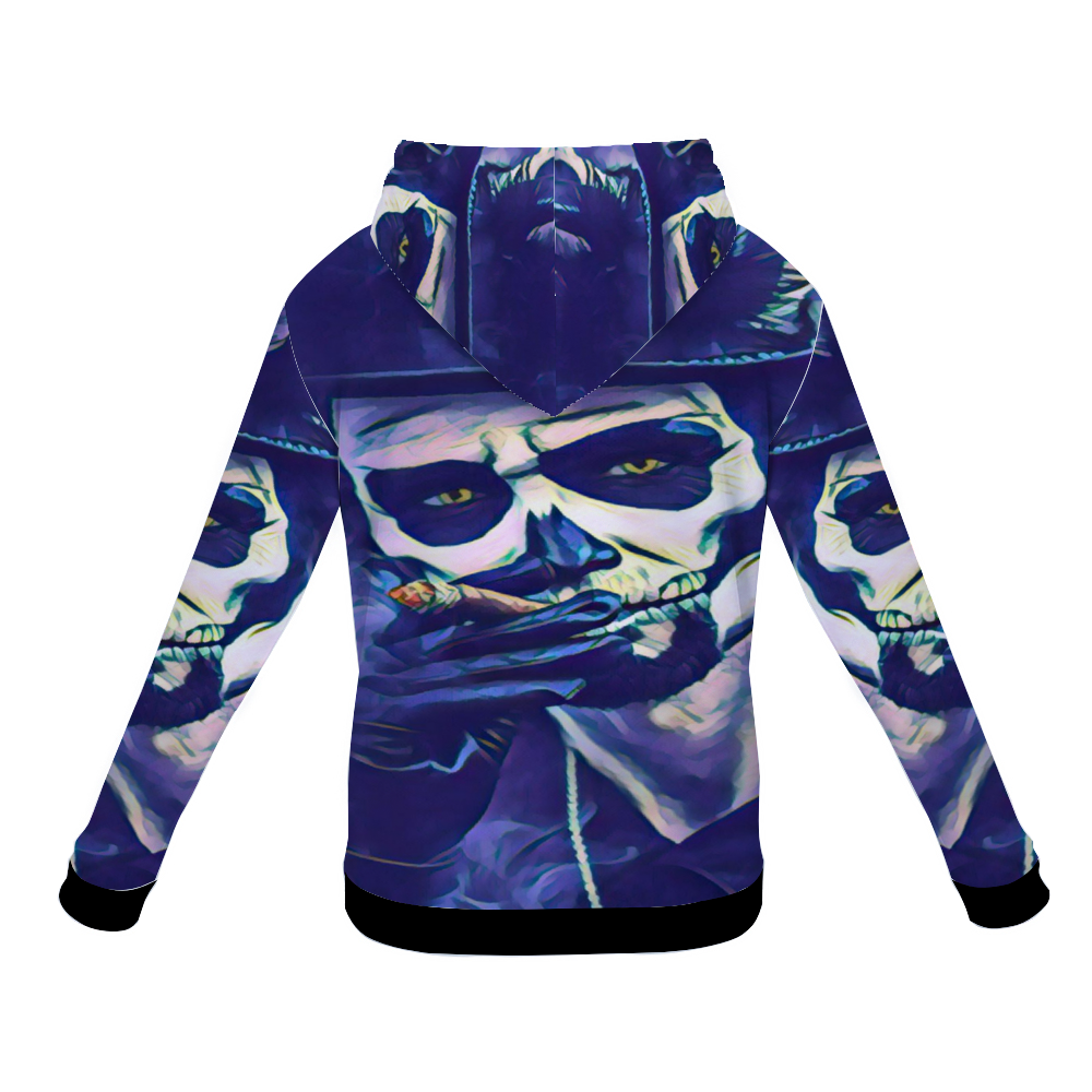 Customizable Unisex All Over Print Plush Hoodies with Pockets