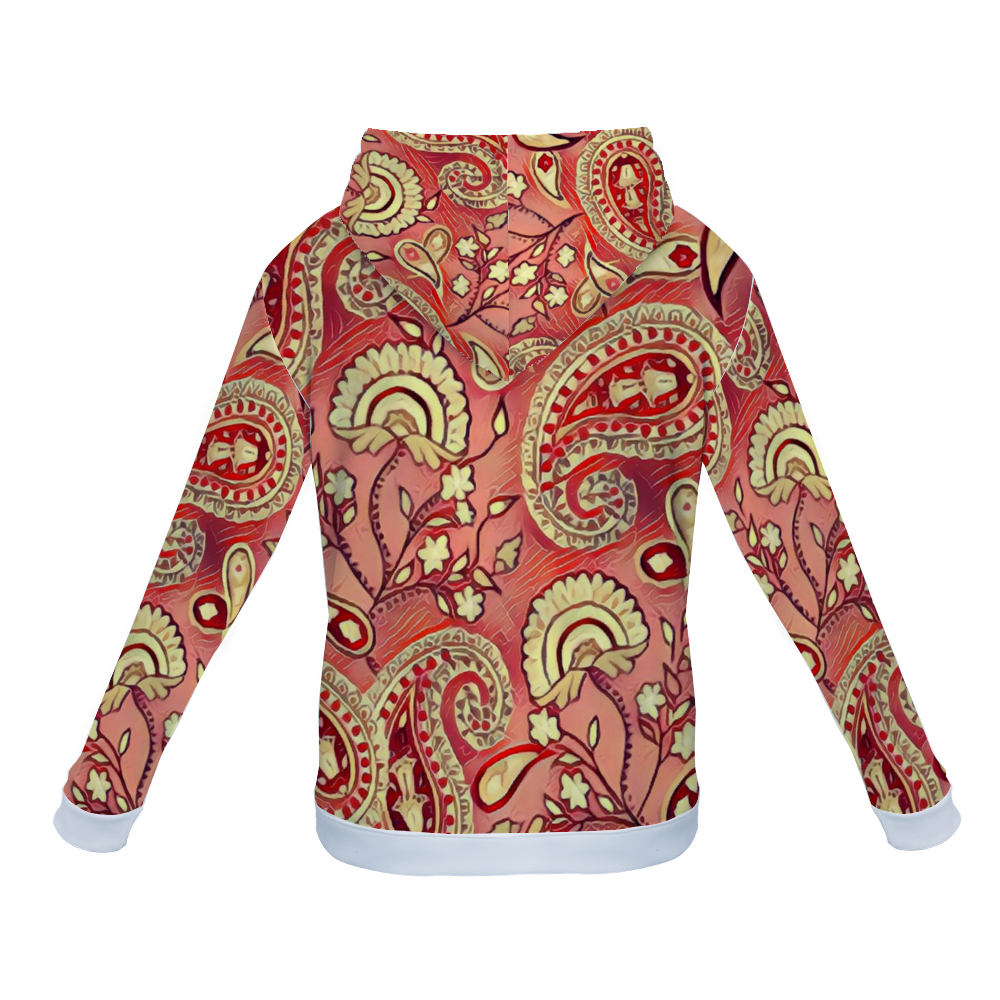 Customizable Unisex All Over Print Plush Hoodies with Pockets